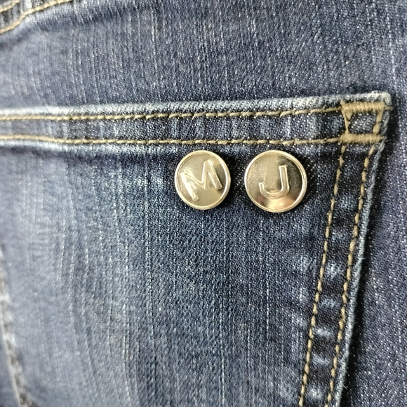 Marc Jacobs Dark Wash High Rise Button Fly Skinny Jeans Sz. 28 - Picture 8 of 13